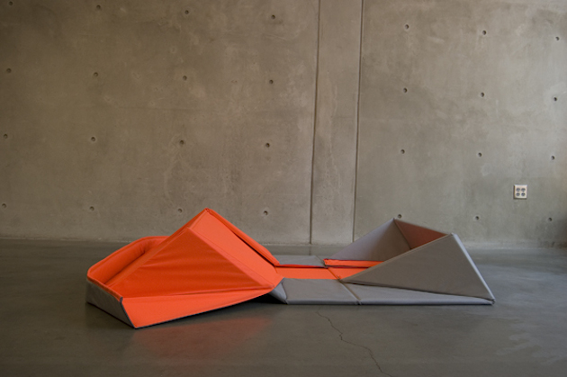 origami pohovka